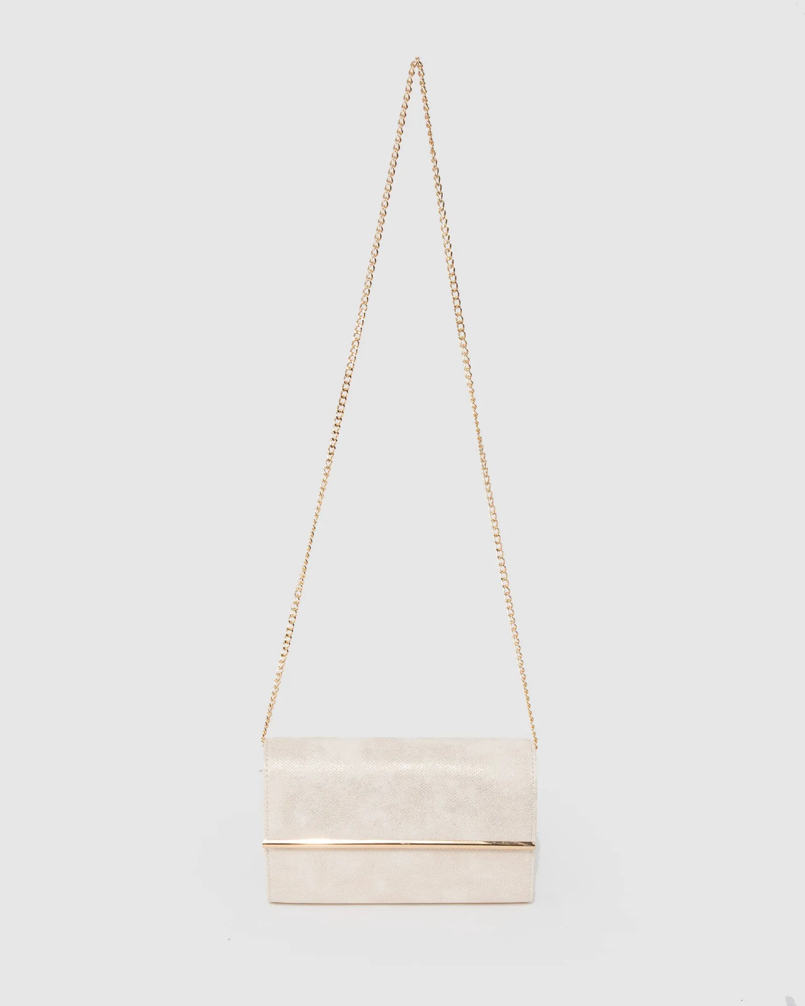 Gold Harriet Clutch Bag