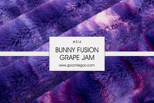 Grape Jam Fusion Blanket / Throw