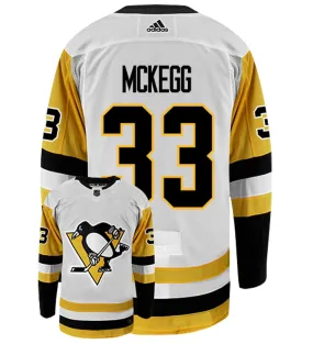 Greg McKegg Pittsburgh Penguins Adidas Authentic Away NHL Hockey Jersey     