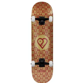 Heart Supply Chris Chann Trinity Gold Foil With Raised Ink Complete Skateboard 8