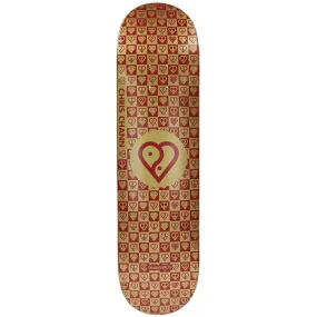 Heart Supply Chris Chann Trinity Gold Foil With Raised Ink Skateboard Deck 8