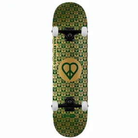 Heart Supply Heimana Reynolds Trinity Gold Foil With Raised Ink Complete Skateboard 8.25