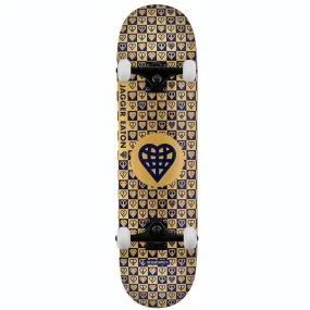 Heart Supply Jagger Eaton Trinity Gold Foil With Raised Ink Complete Skateboard 8.25