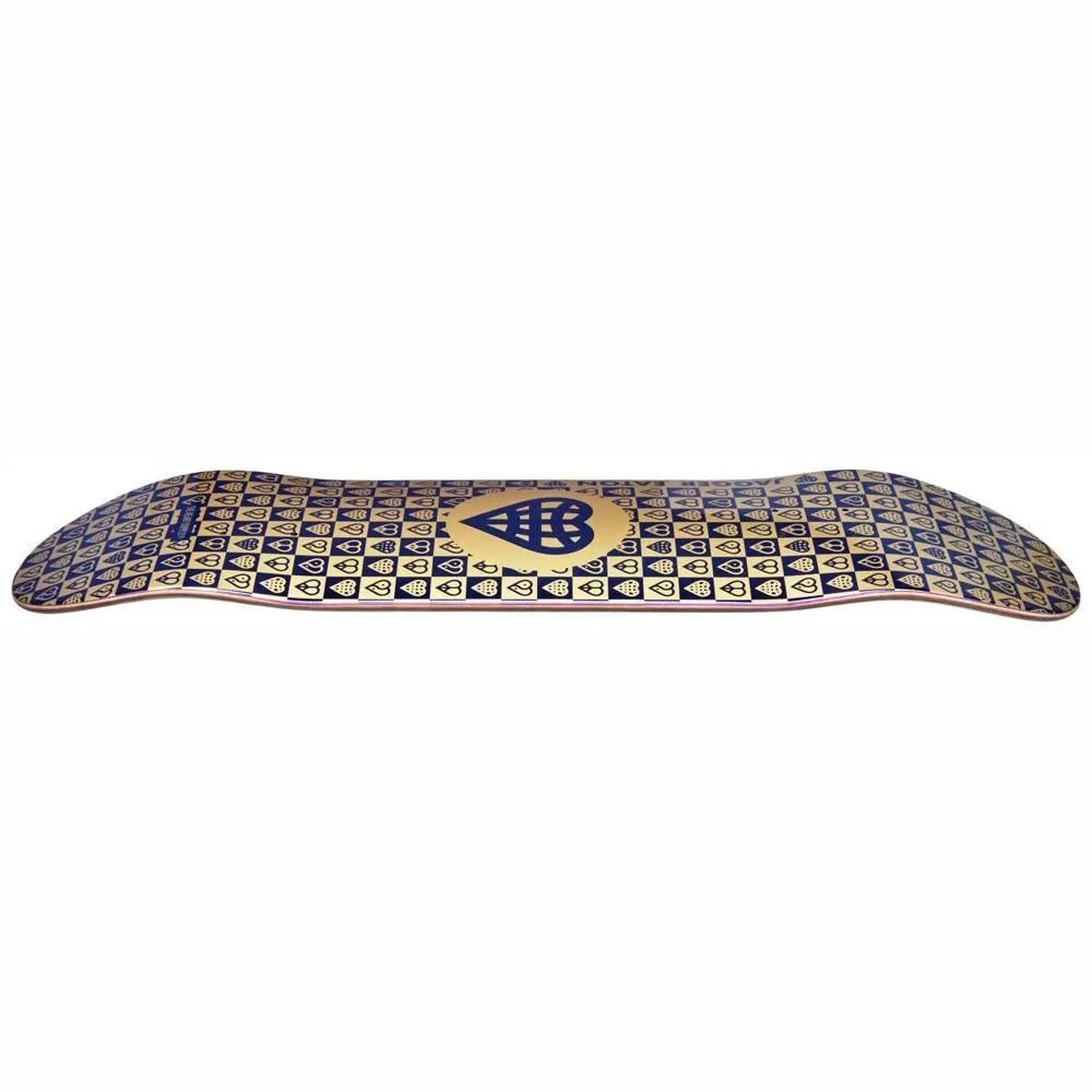 Heart Supply Jagger Eaton Trinity Gold Foil With Raised Ink Skateboard Deck 8.25