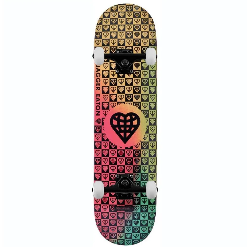 Heart Supply Jagger Eaton Trinity Tie-Dye Veneer Impact Light Complete Skateboard 8