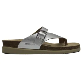 Helen Metallic Leather Women's Slide Sandals