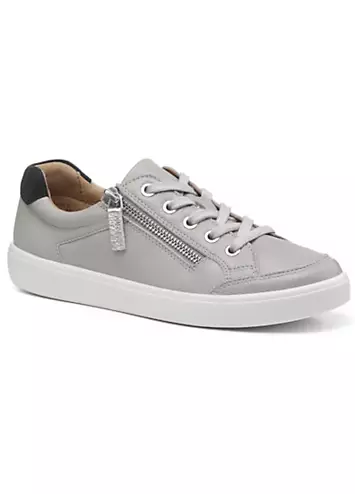 Hotter Light Grey Chase II Wide Women’s Trainers | Grattan