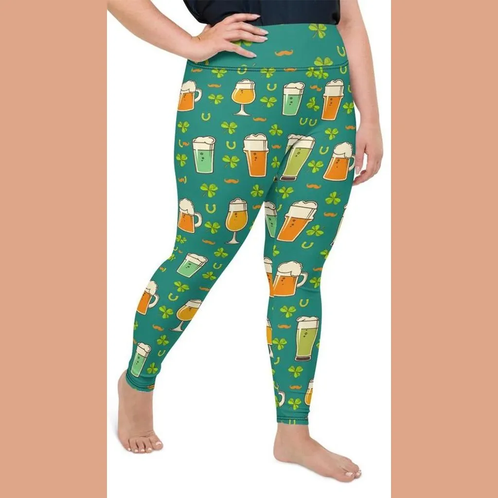 Irish Beer Plus Size Leggings