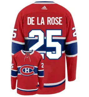 Jacob de la Rose Montreal Canadiens Adidas Authentic Home NHL Hockey Jersey     