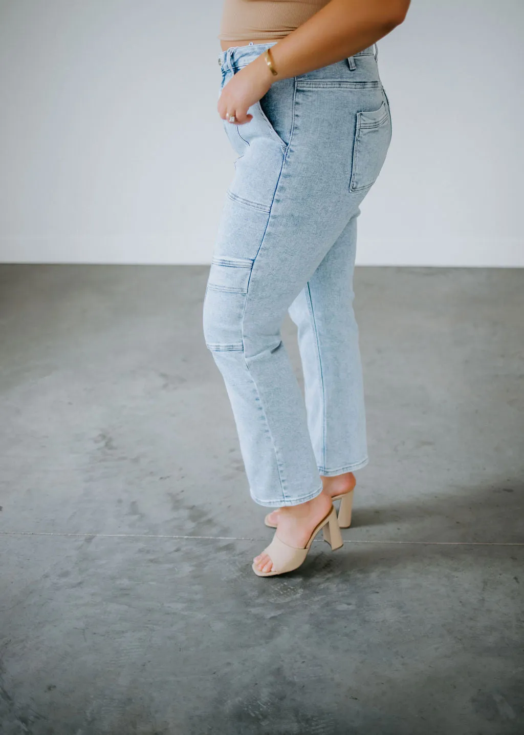 Jaida Risen Cargo Jeans