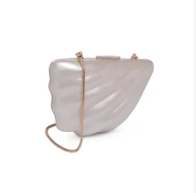 Jara Acrylic Slant Shell Clutch