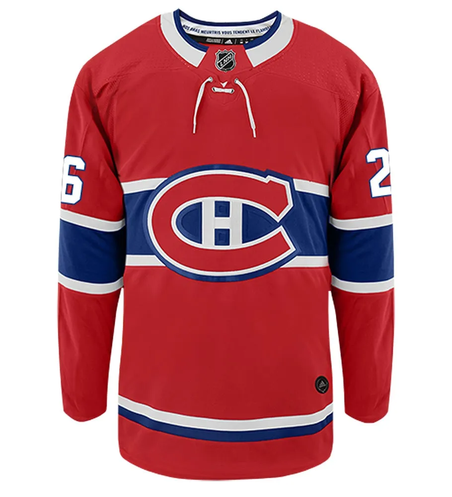 Jeff Petry Montreal Canadiens Adidas Authentic Home NHL Hockey Jersey     