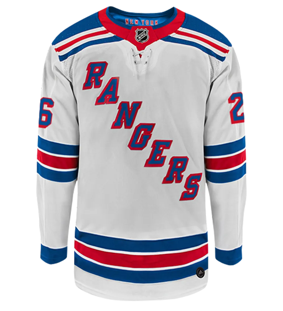 Jimmy Vesey New York Rangers Adidas Authentic Away NHL Hockey Jersey     