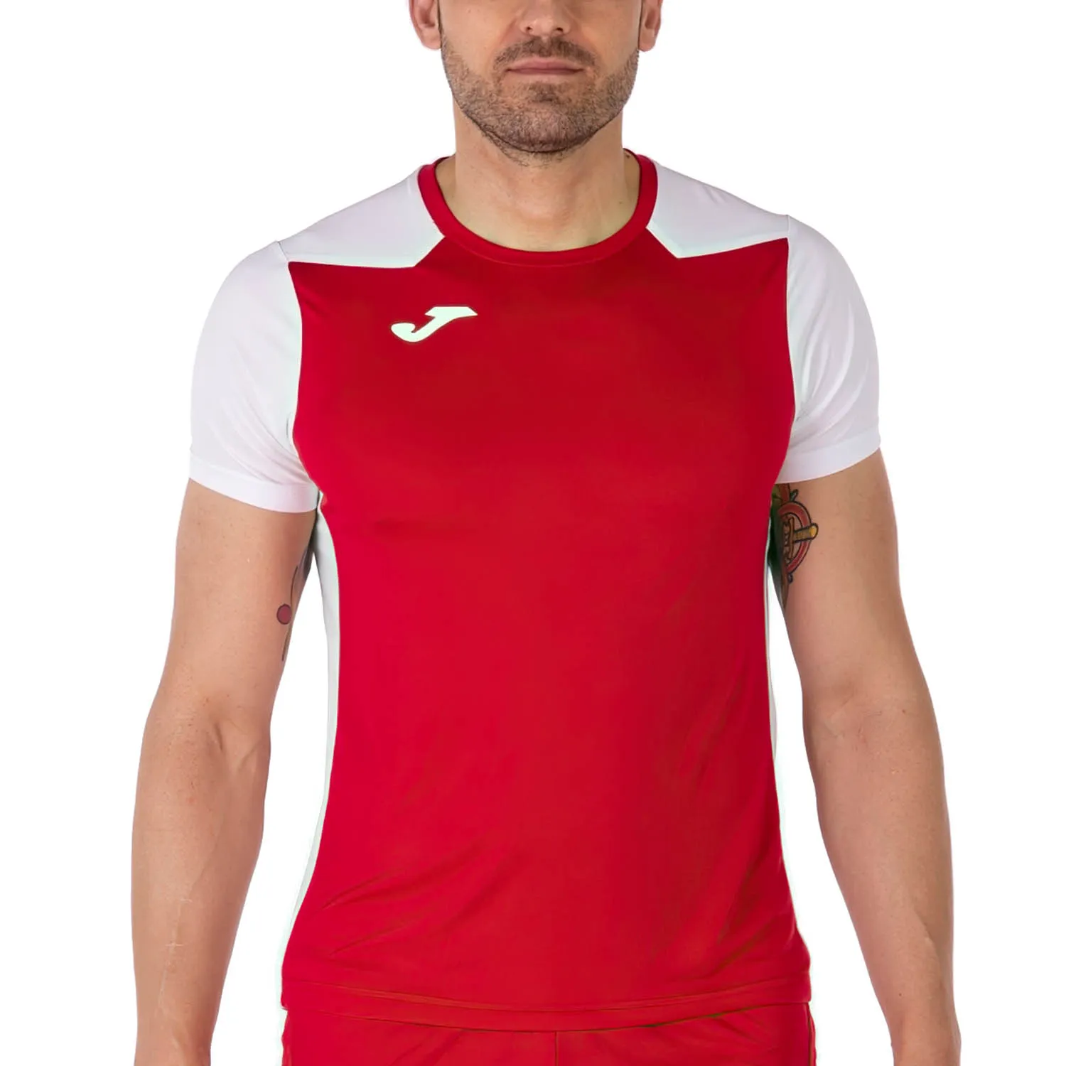 Joma Record II Maglietta  Red/White