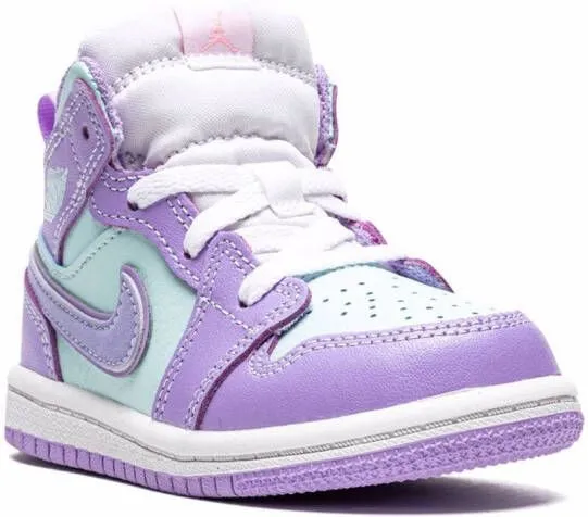 Jordan Kids Jordan 1 mid-top sneakers Purple