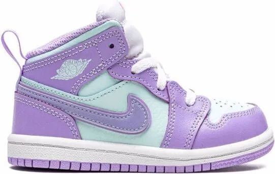 Jordan Kids Jordan 1 mid-top sneakers Purple