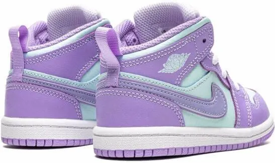 Jordan Kids Jordan 1 mid-top sneakers Purple