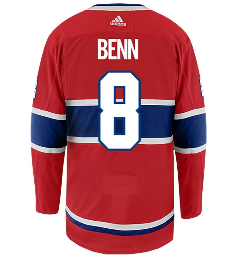 Jordie Benn Montreal Canadiens Adidas Authentic Home NHL Hockey Jersey     