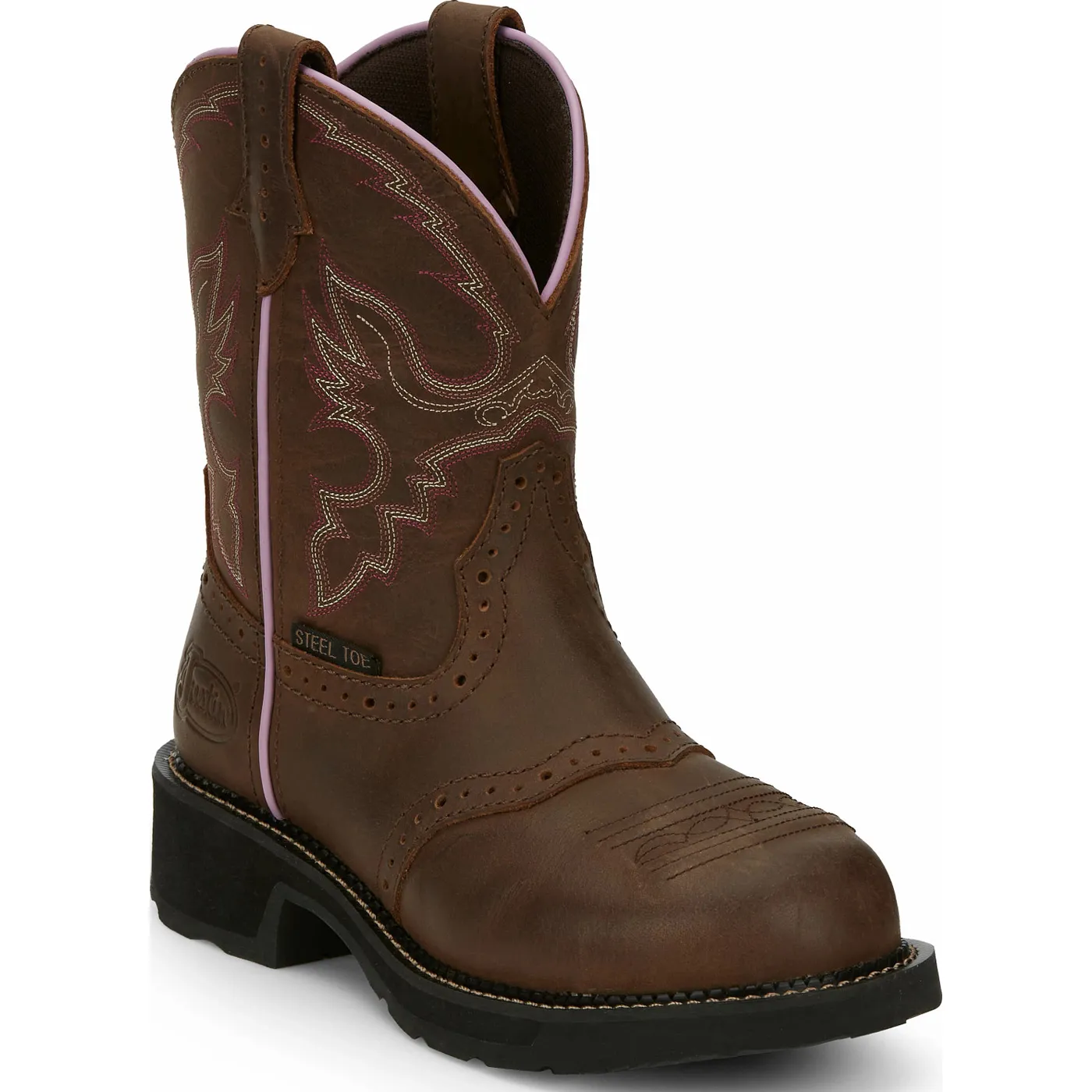 Justin Work Women's Steel Toe Western Work Boot