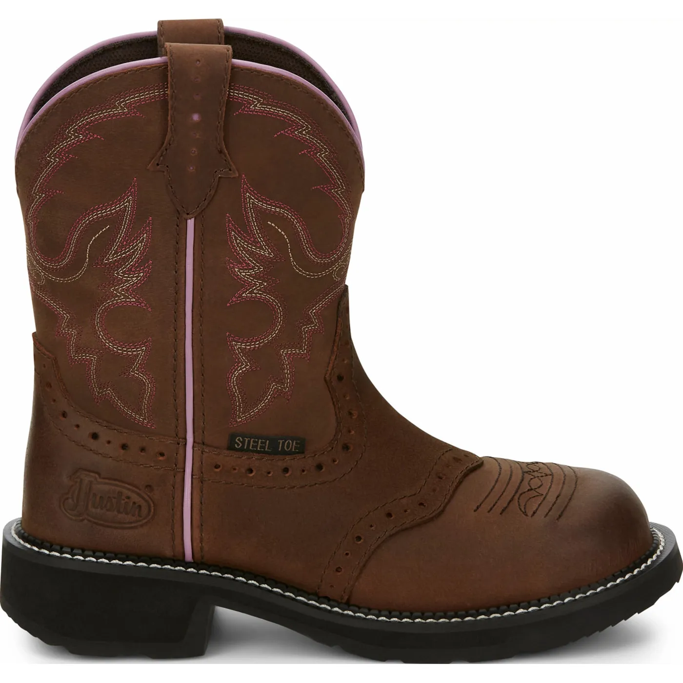 Justin Work Women's Steel Toe Western Work Boot