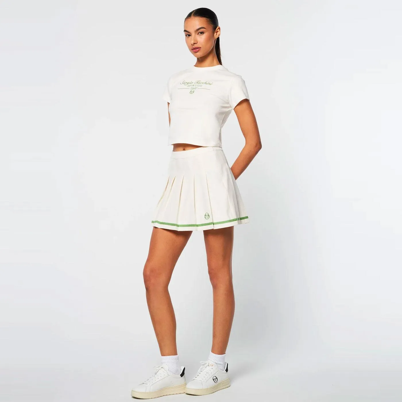 Kalkman SERGIO TACCHINI Retro Tennis Mini-Skirt G