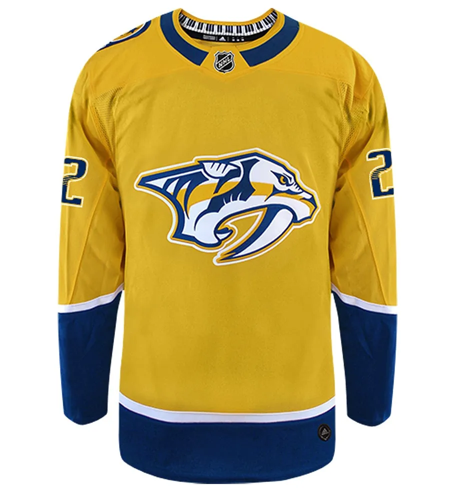 Kevin Fiala Nashville Predators Adidas Authentic Home NHL Hockey Jersey     