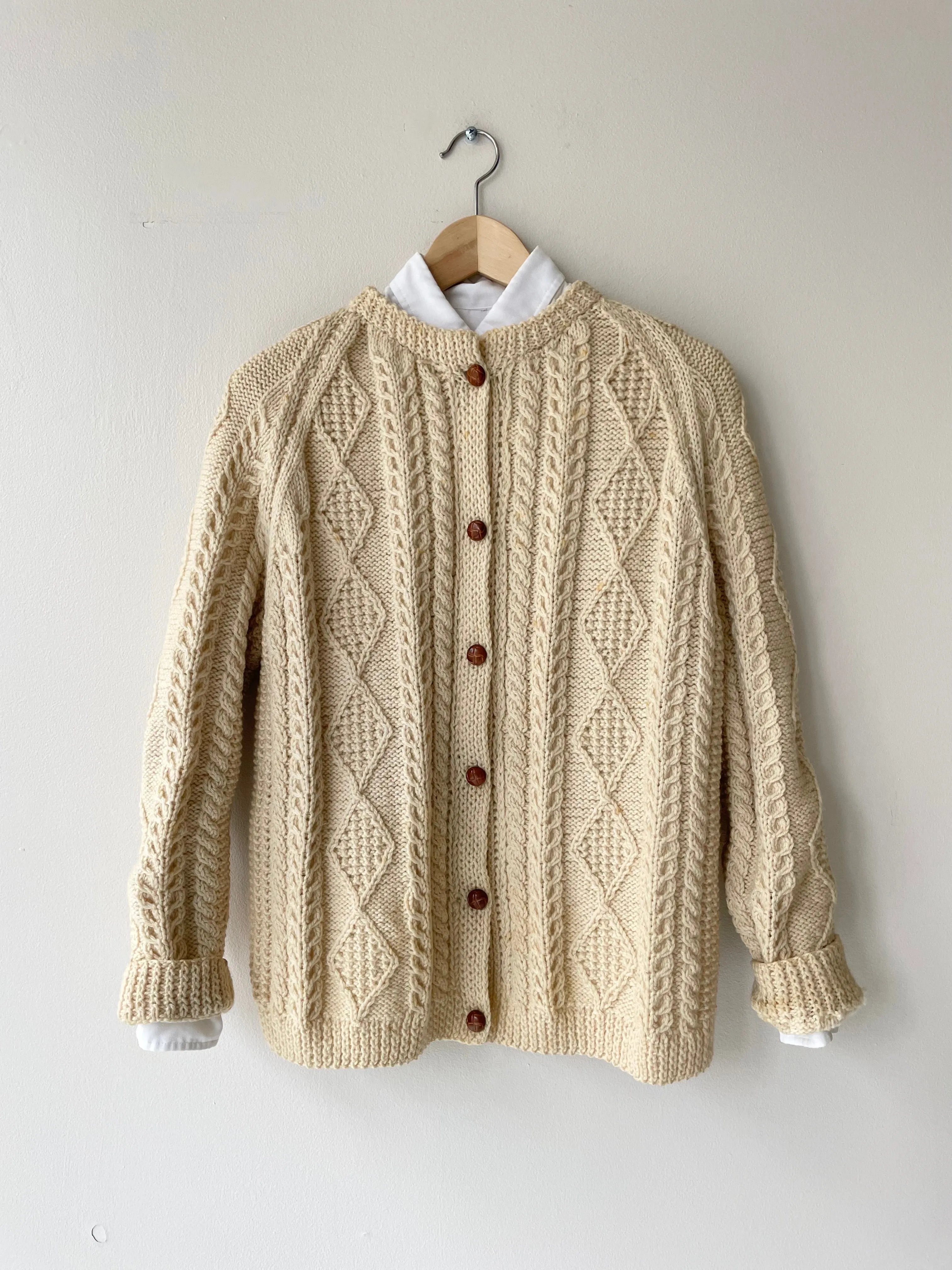 Kinvara Irish Wool Cardigan