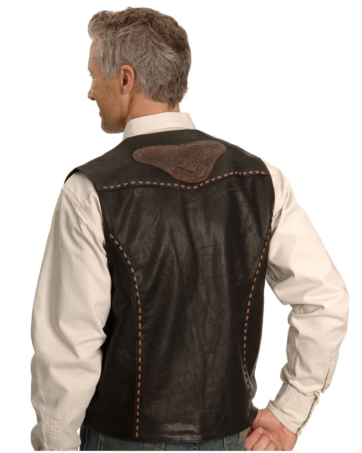 Kobler Tooled Leather Vest