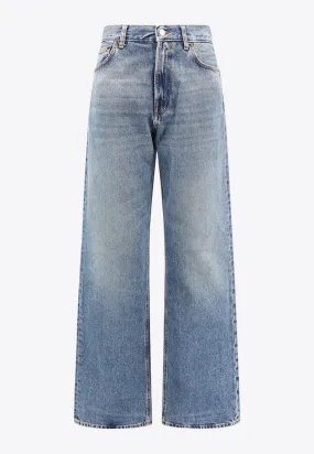 Korea Piano Wide-Leg Jeans