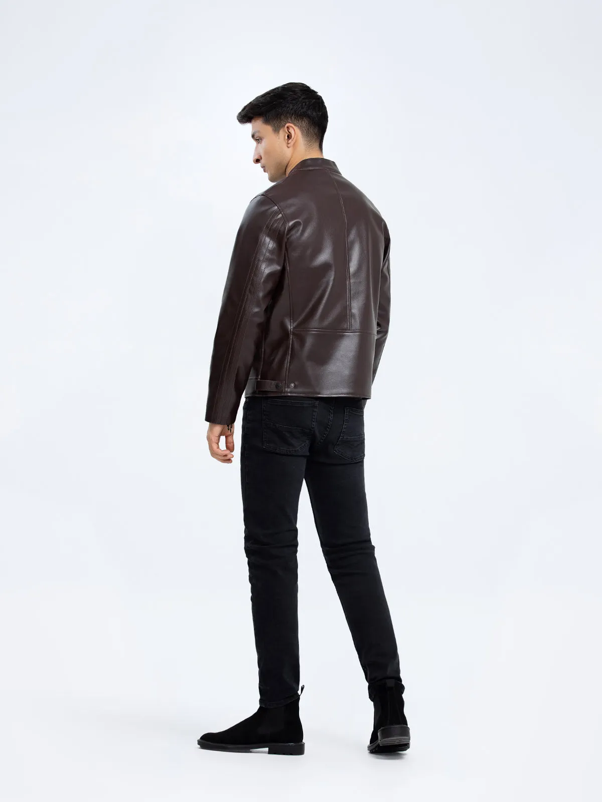 Leatherite Jacket - FMTJ23-003