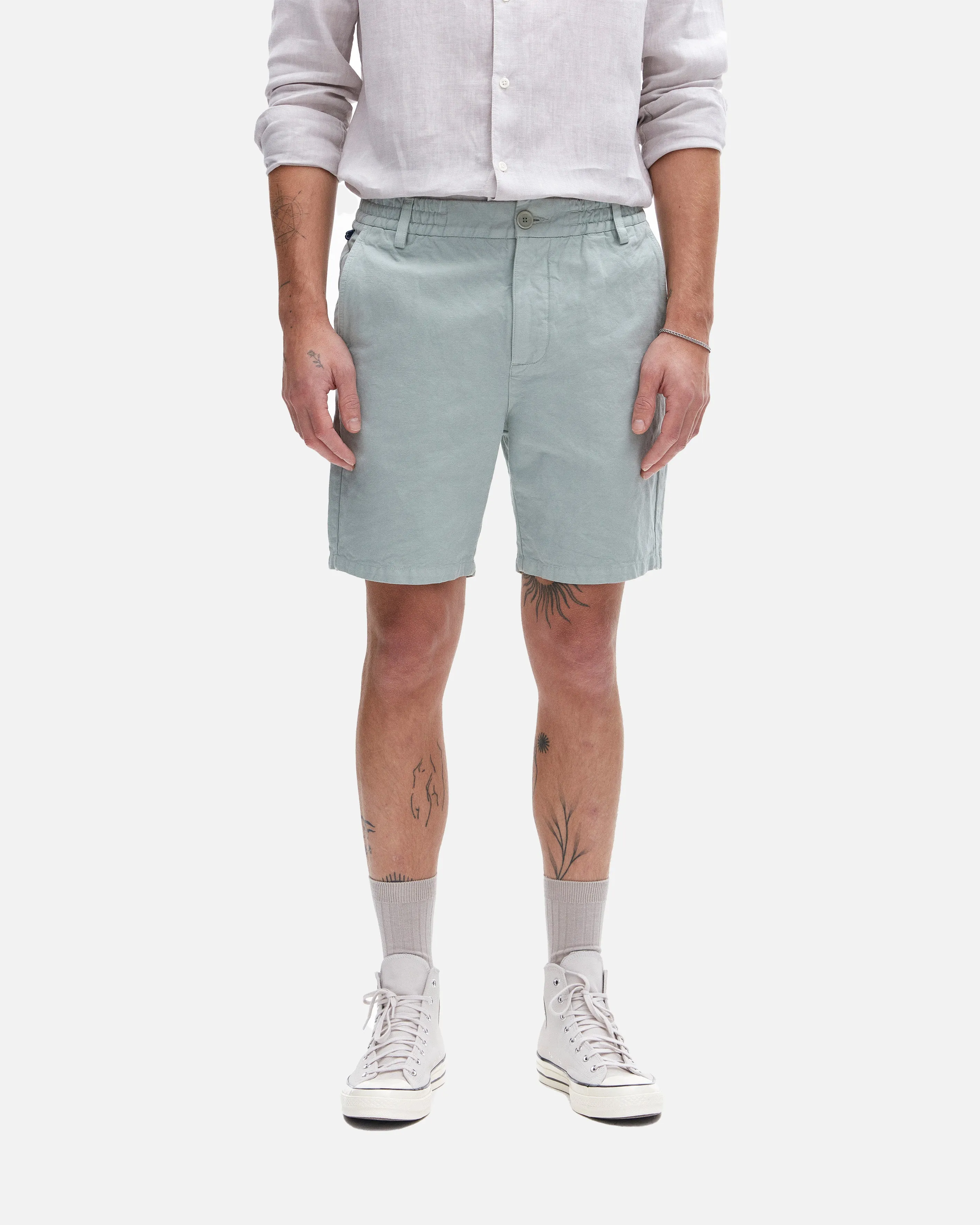 Linen Blend Shorts