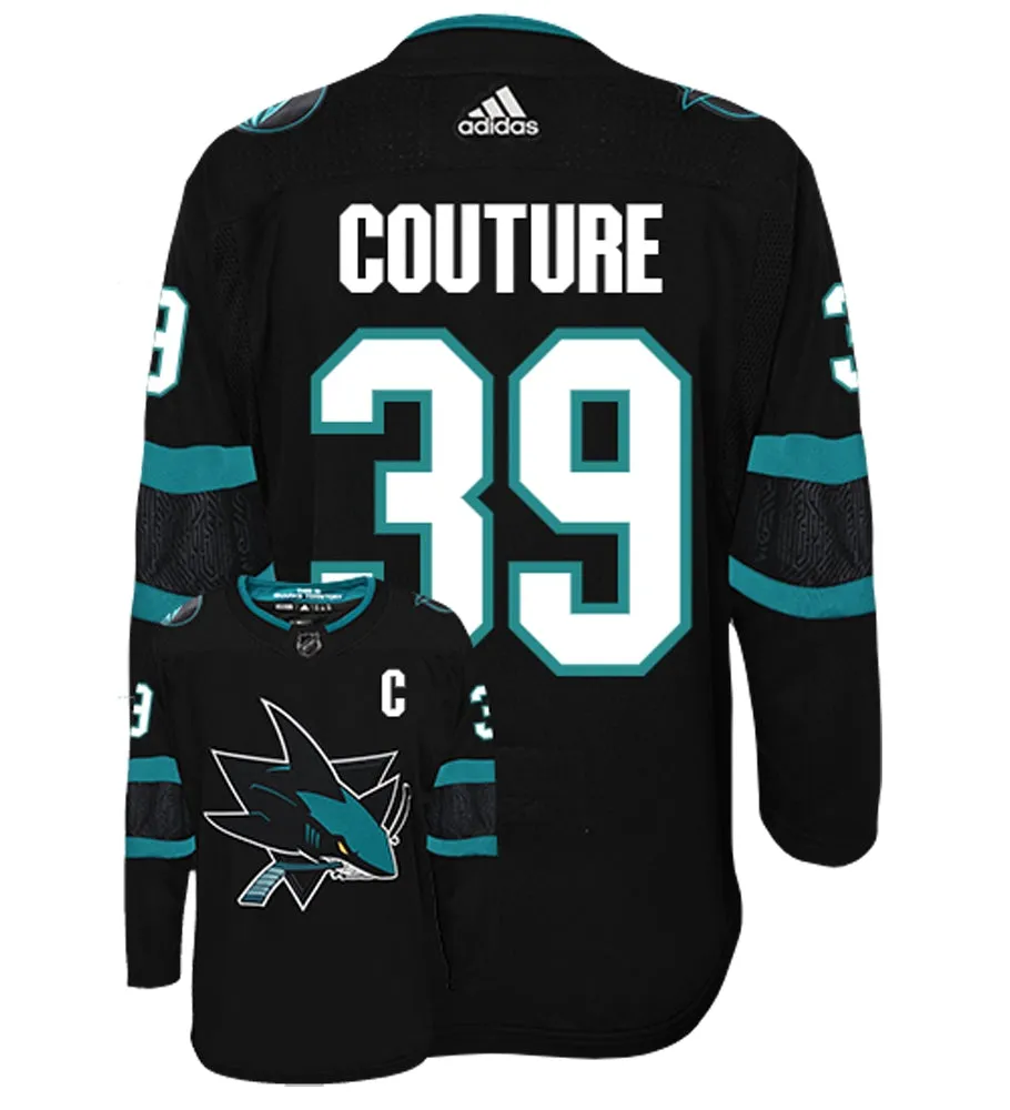 Logan Couture San Jose Sharks Adidas Authentic Third Alternate NHL Hockey Jersey     