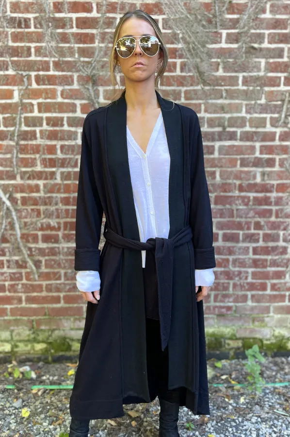 Long Cardigan - Black