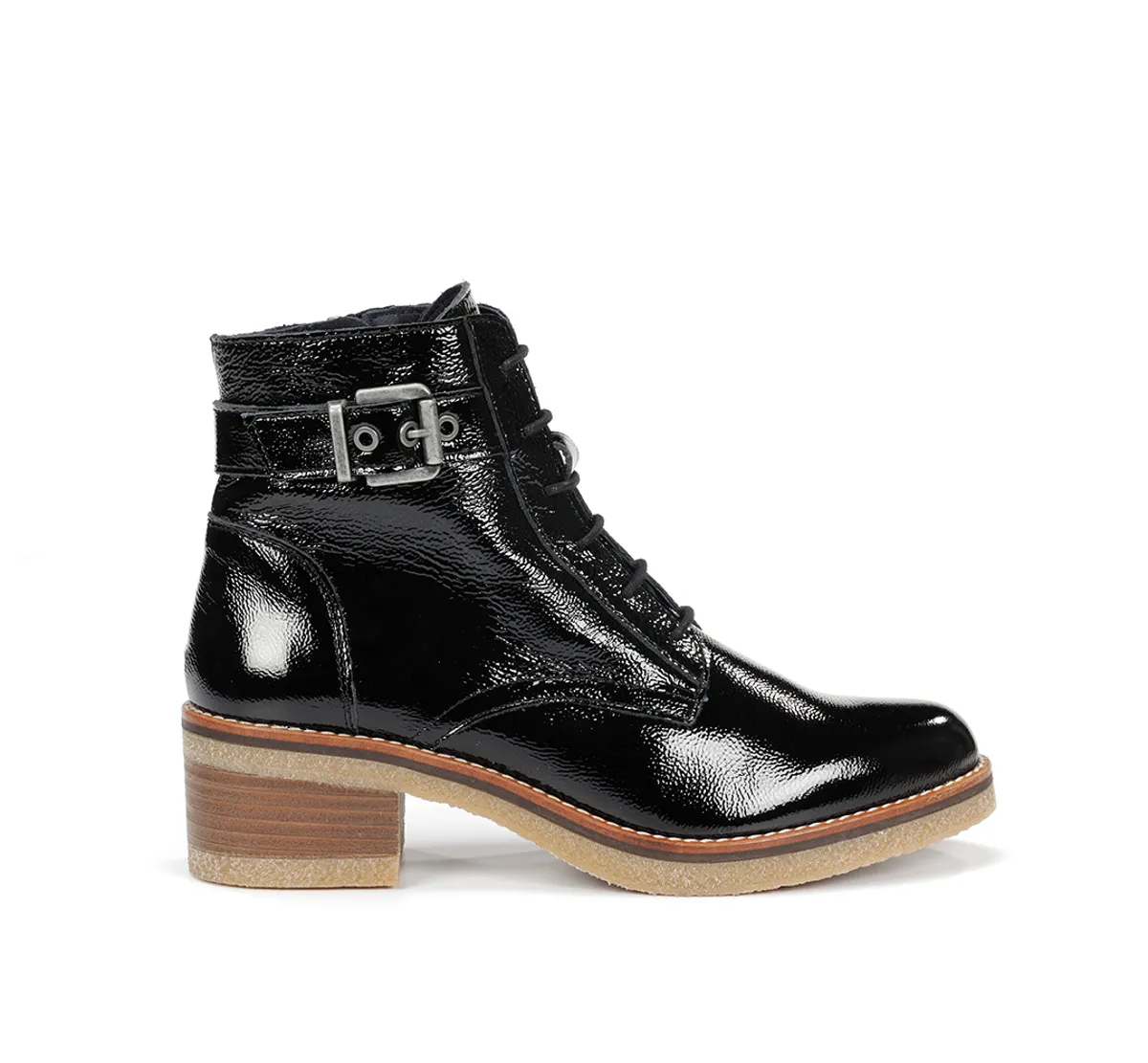 LUCERO D8686 Black Ankle Boot