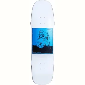 Madness Stressed Skateboard Deck White Blue 8.5