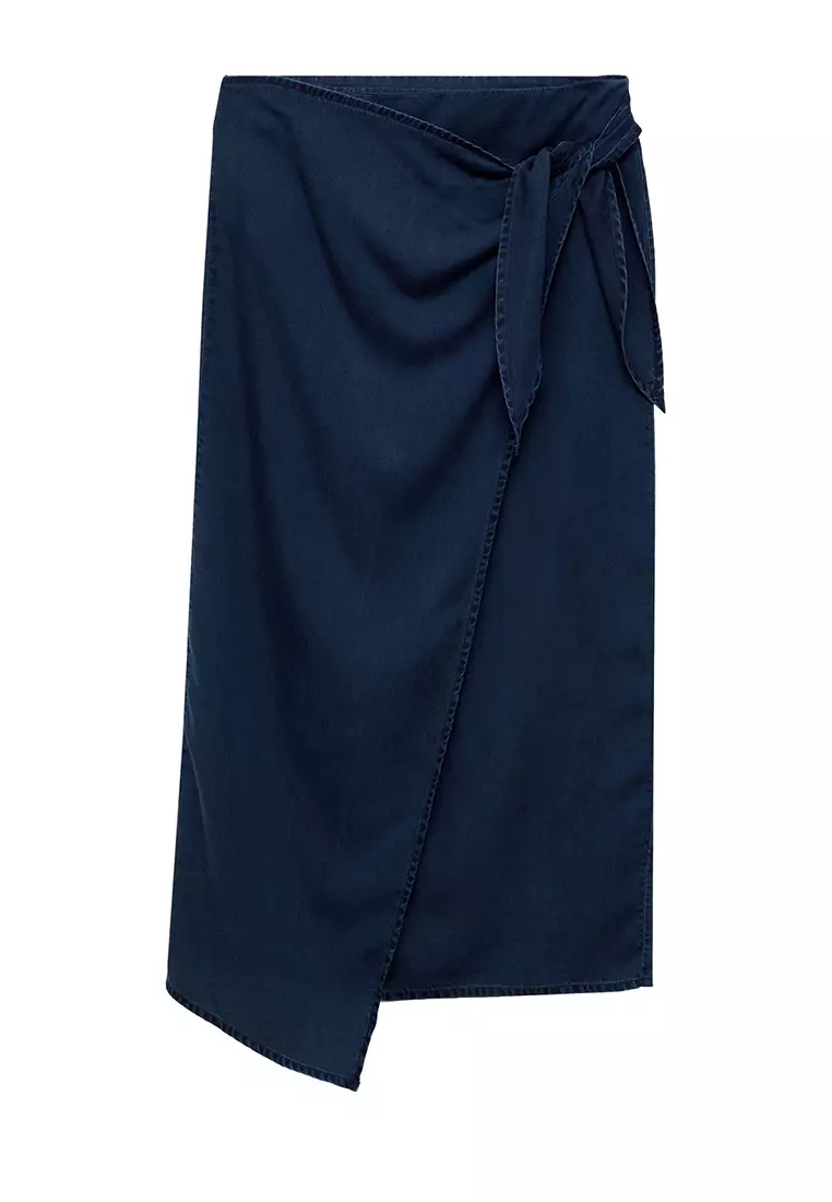 Mango Lyocell Sarong Skirt