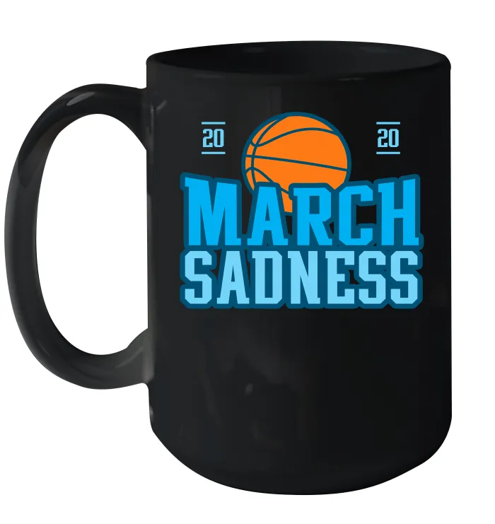 March Sadness March Madness 2020 Basketball Coronacation Ceramic Mug 15oz