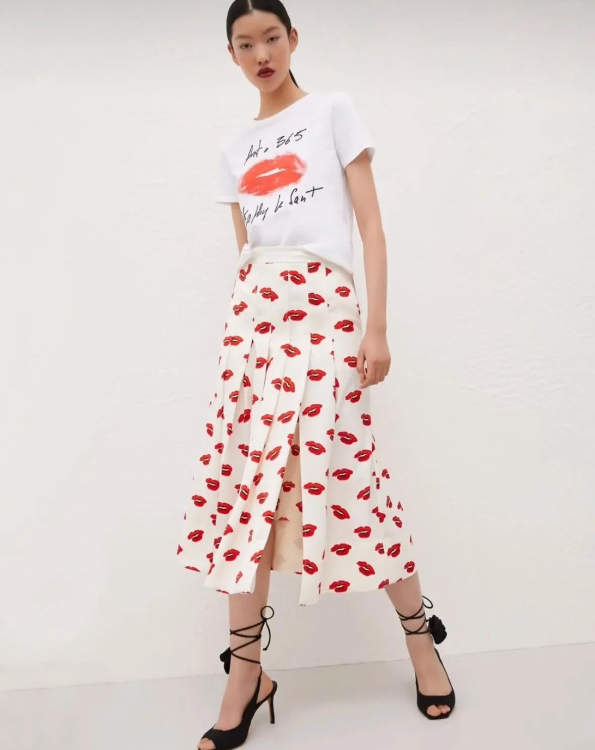 Marella Lips Skirt