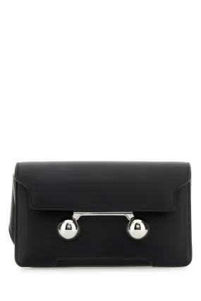 Marni Black Leather Trunkaroo Crossbody Bag