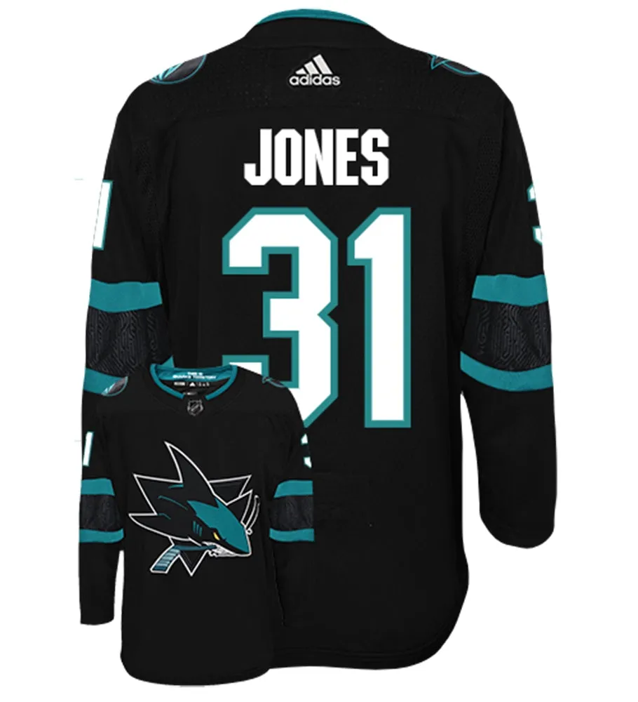 Martin Jones San Jose Sharks Adidas Authentic Third Alternate NHL Hockey Jersey     