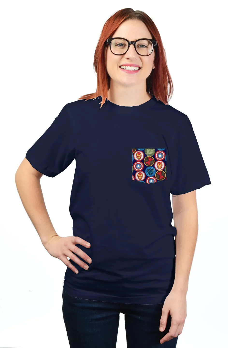 Marvel Shields Pocket Tee