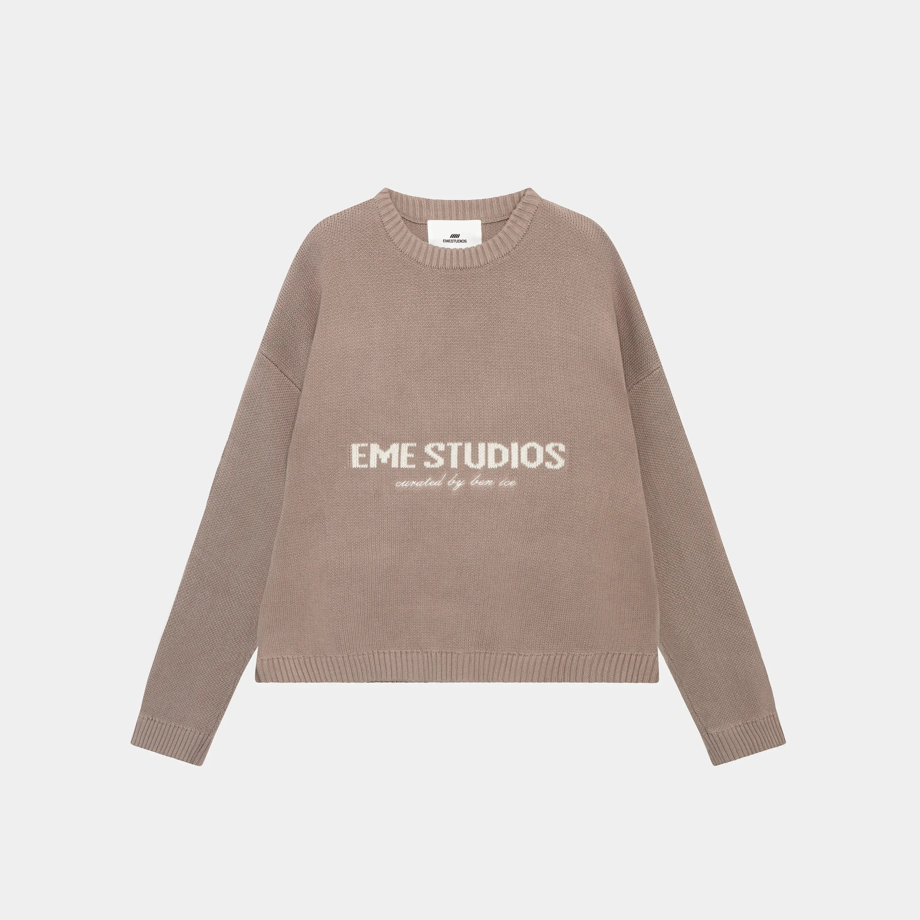 Master Muddy Brown Knit Sweater