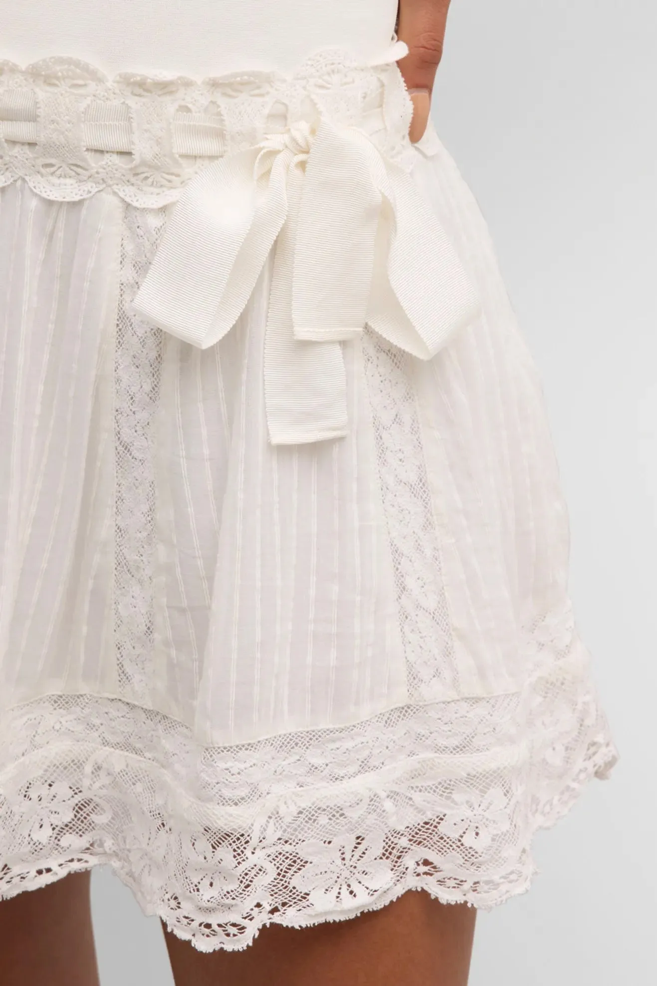 Matera Skirt ~ True White
