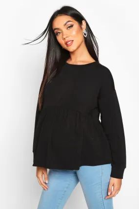 Maternity Smock Sweat Top