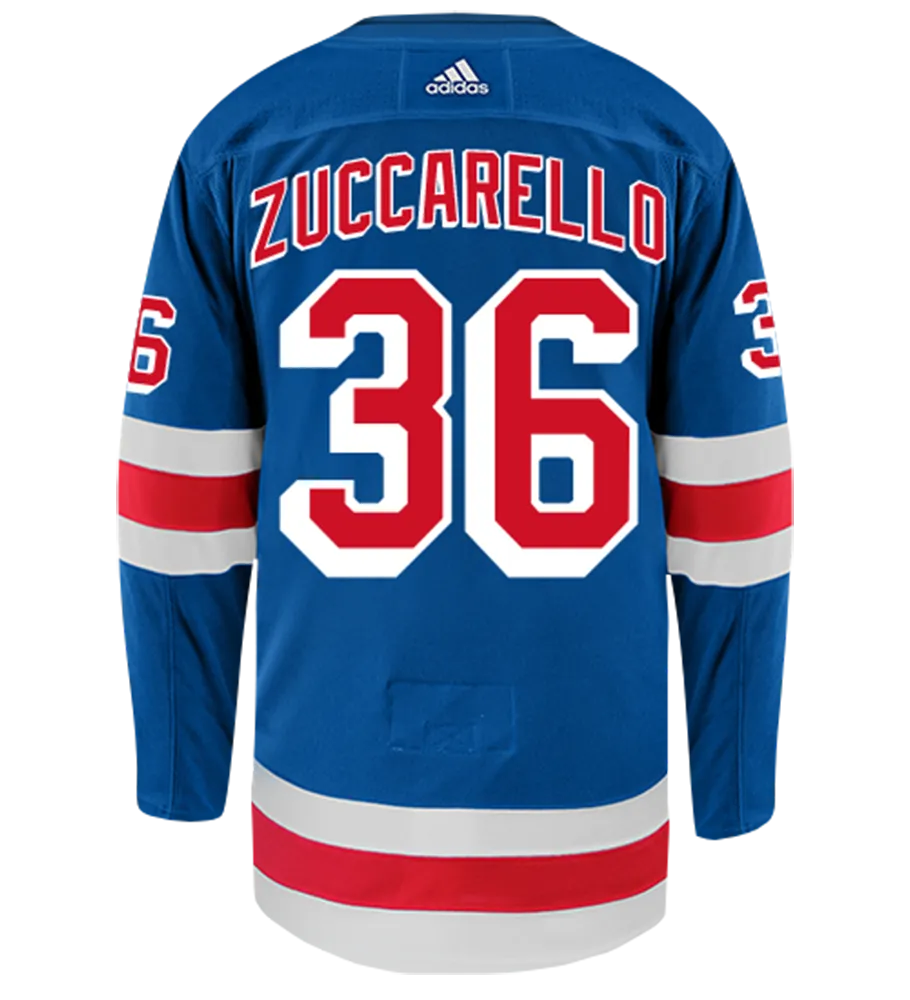 Mats Zuccarello New York Rangers Adidas Authentic Home NHL Hockey Jersey     