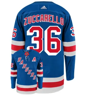 Mats Zuccarello New York Rangers Adidas Authentic Home NHL Hockey Jersey     