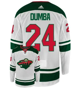 Matt Dumba Minnesota Wild Adidas Authentic Away NHL Hockey Jersey     