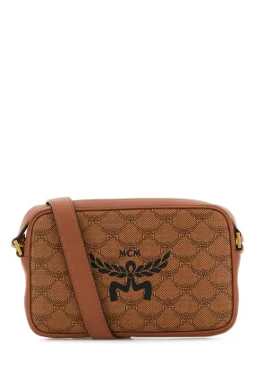 Mcm Printed Canvas Small Himmel Crossbody Bag