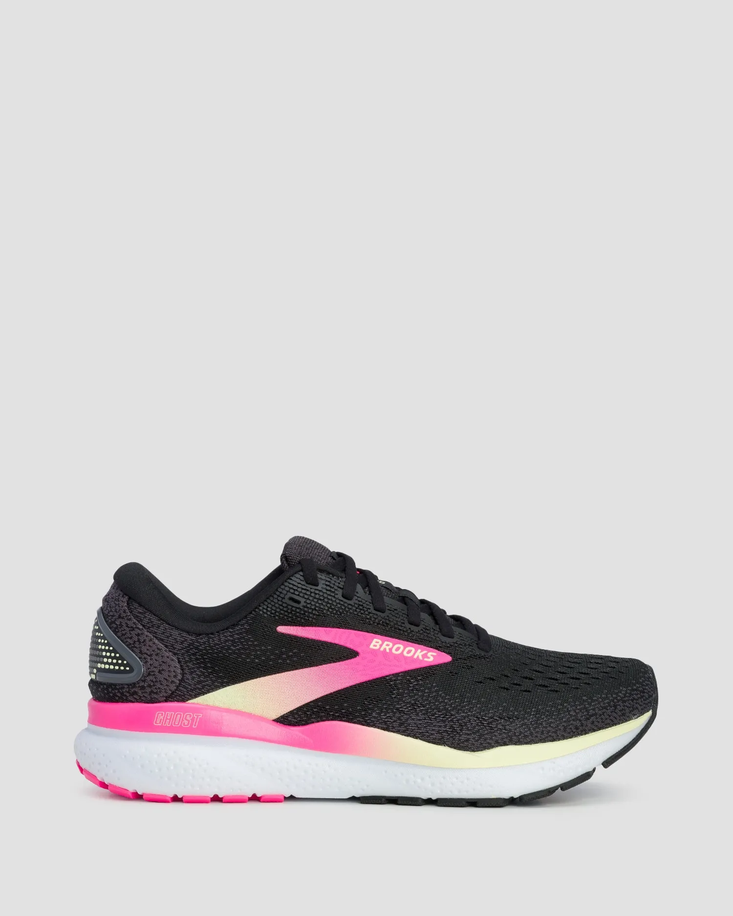 Men's trainers Brooks Ghost 16 1204071-black-pink-yellow