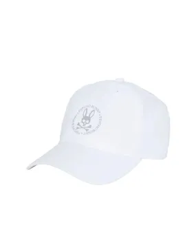 Men's Crosby Reflective Print Baseball Cap - White